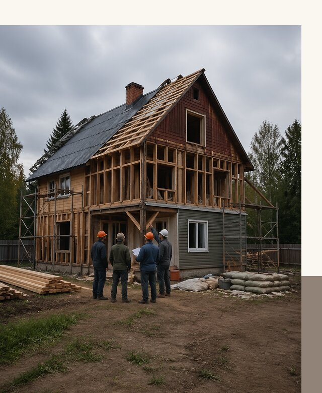 Реконструкция дачного дома в Ярцеве под ключ с проектом