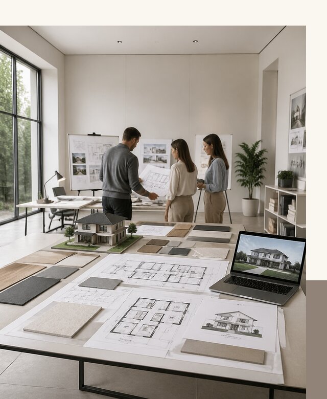 Проекты домов с тремя спальнями под ключ для семьи в Ярцеве