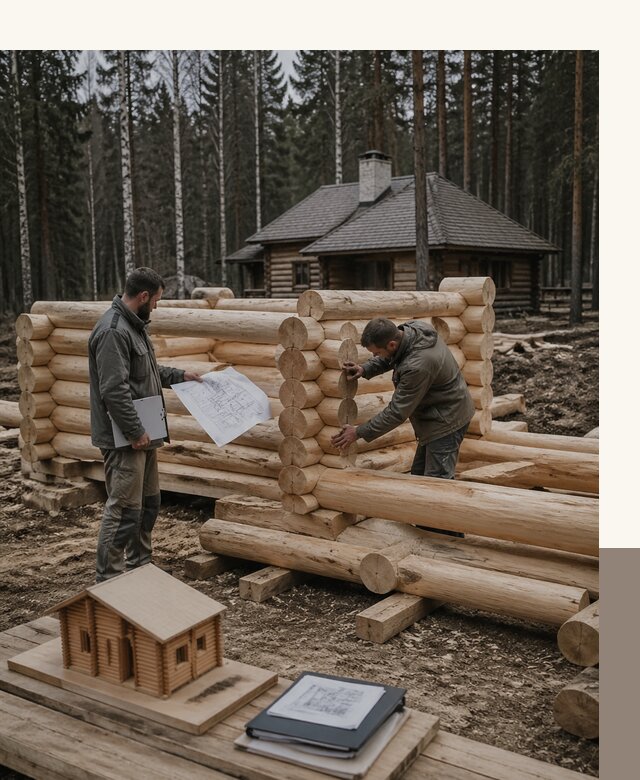 Проектирование и строительство домов из бревна в Ярцеве